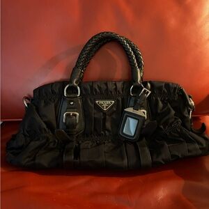 Prada Tessuto Gaufre Handbag Nylon